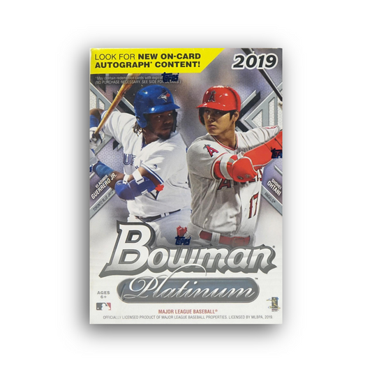 2019 Bowman Platinum MLB Baseball Blaster Box