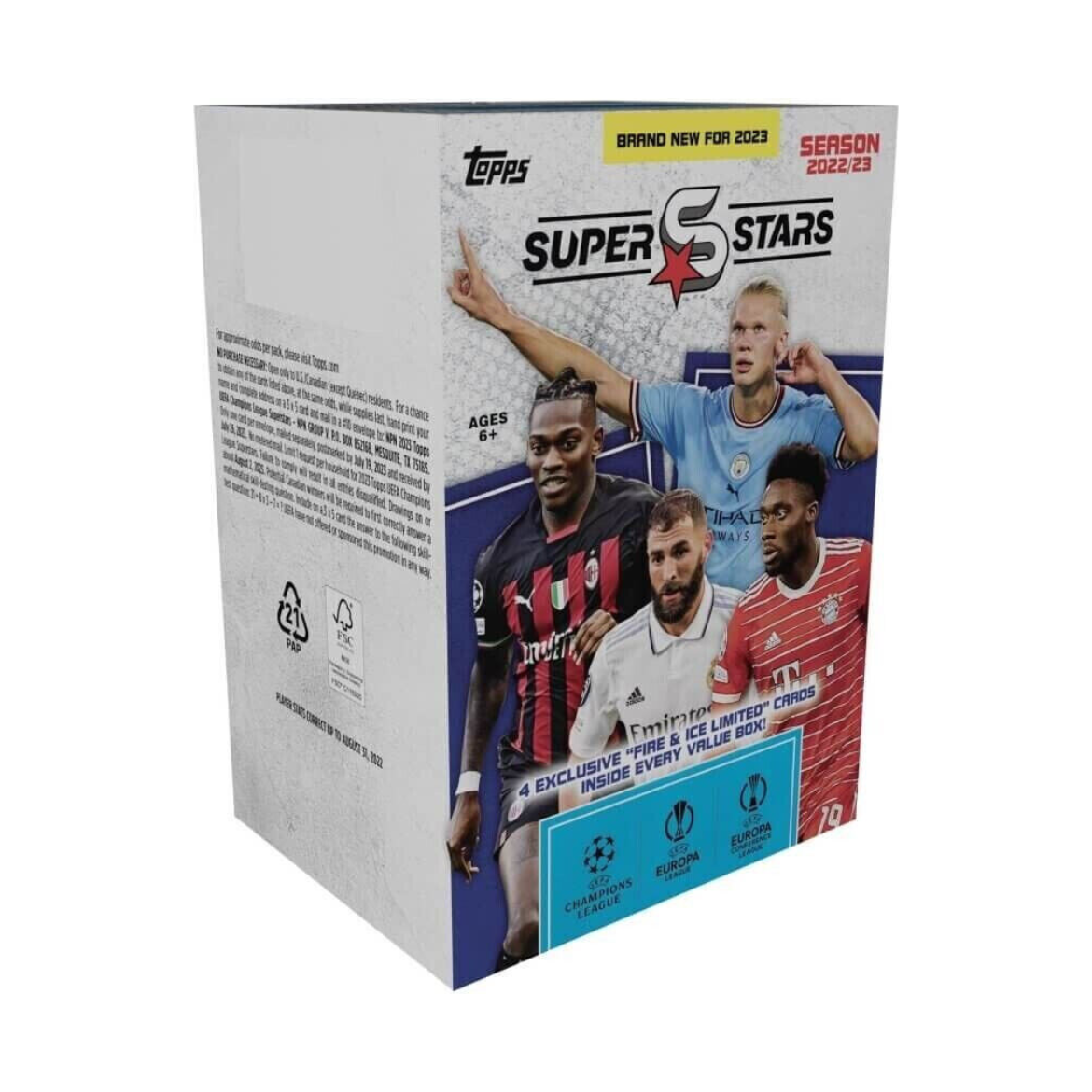 2022-23 Topps Super Stars UEFA Soccer Blaster Box
