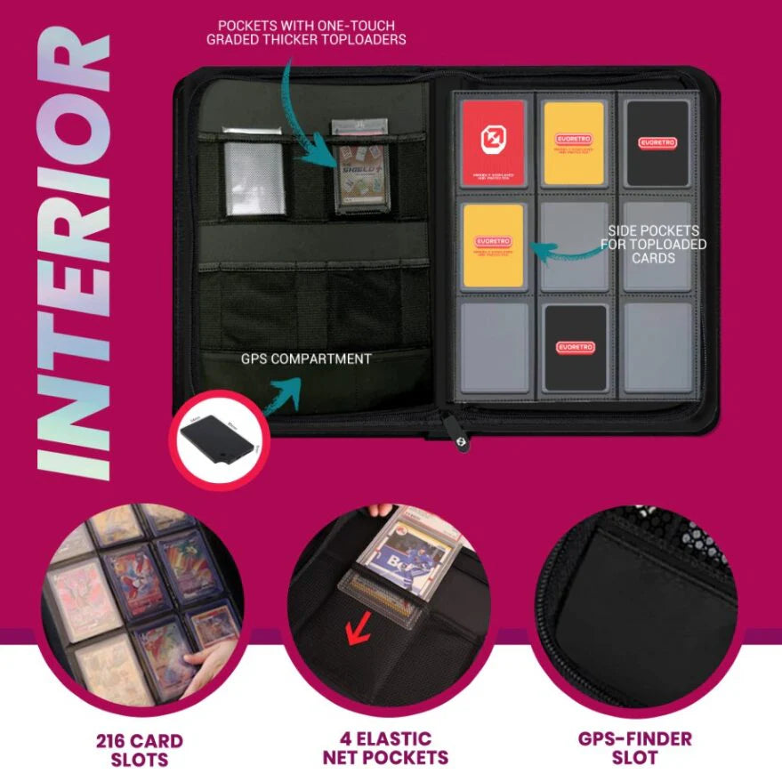 EvoRetro Shield + Toploader Binder 3x3