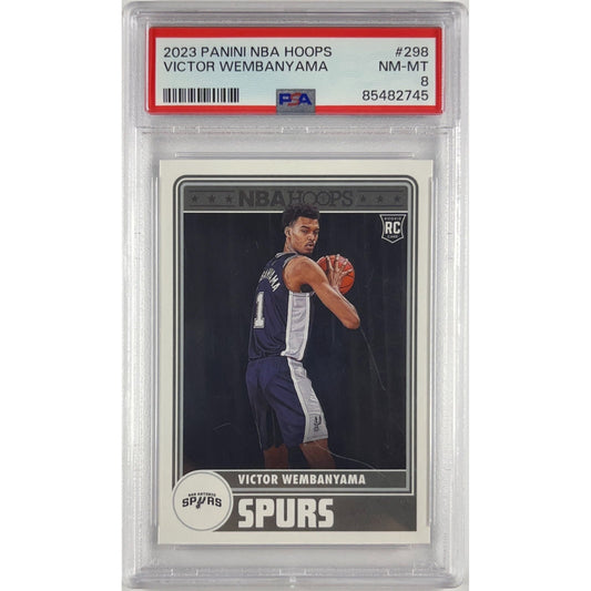 2023 Hoops Victor Wembanyama RC PSA 8 NM-MT | Local Legends Cards & Collectibles