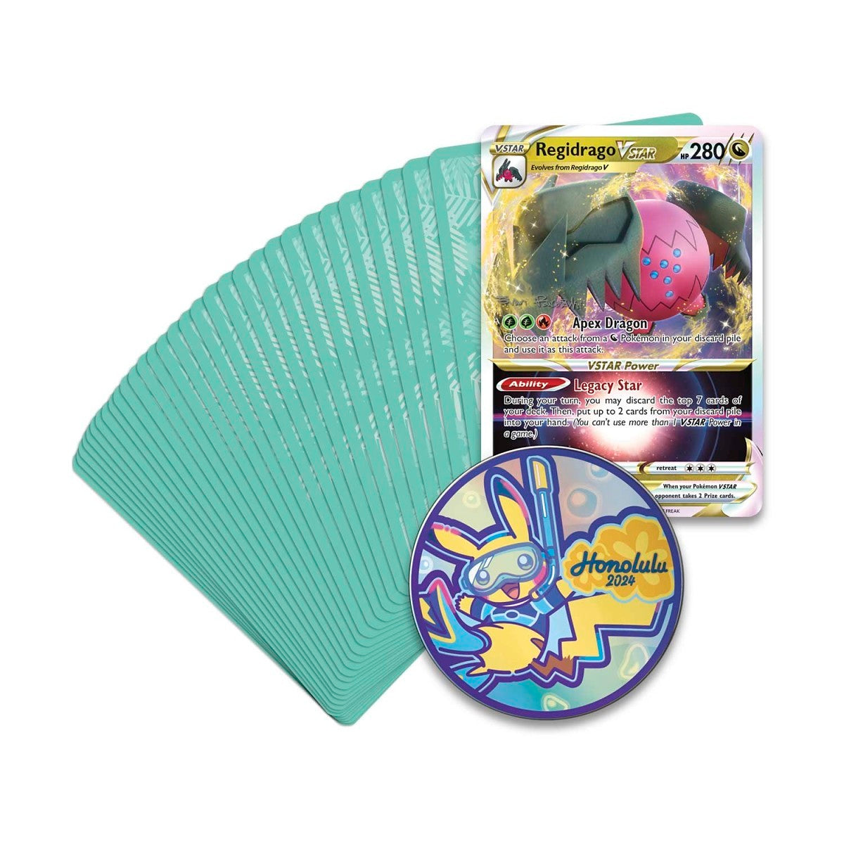 Pokémon 2024 Honolulu World Championship Deck Regidrago VStar by Evan Pavelski