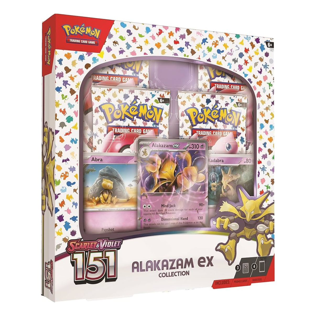 Pokémon 151 Alakazam EX Collection Box