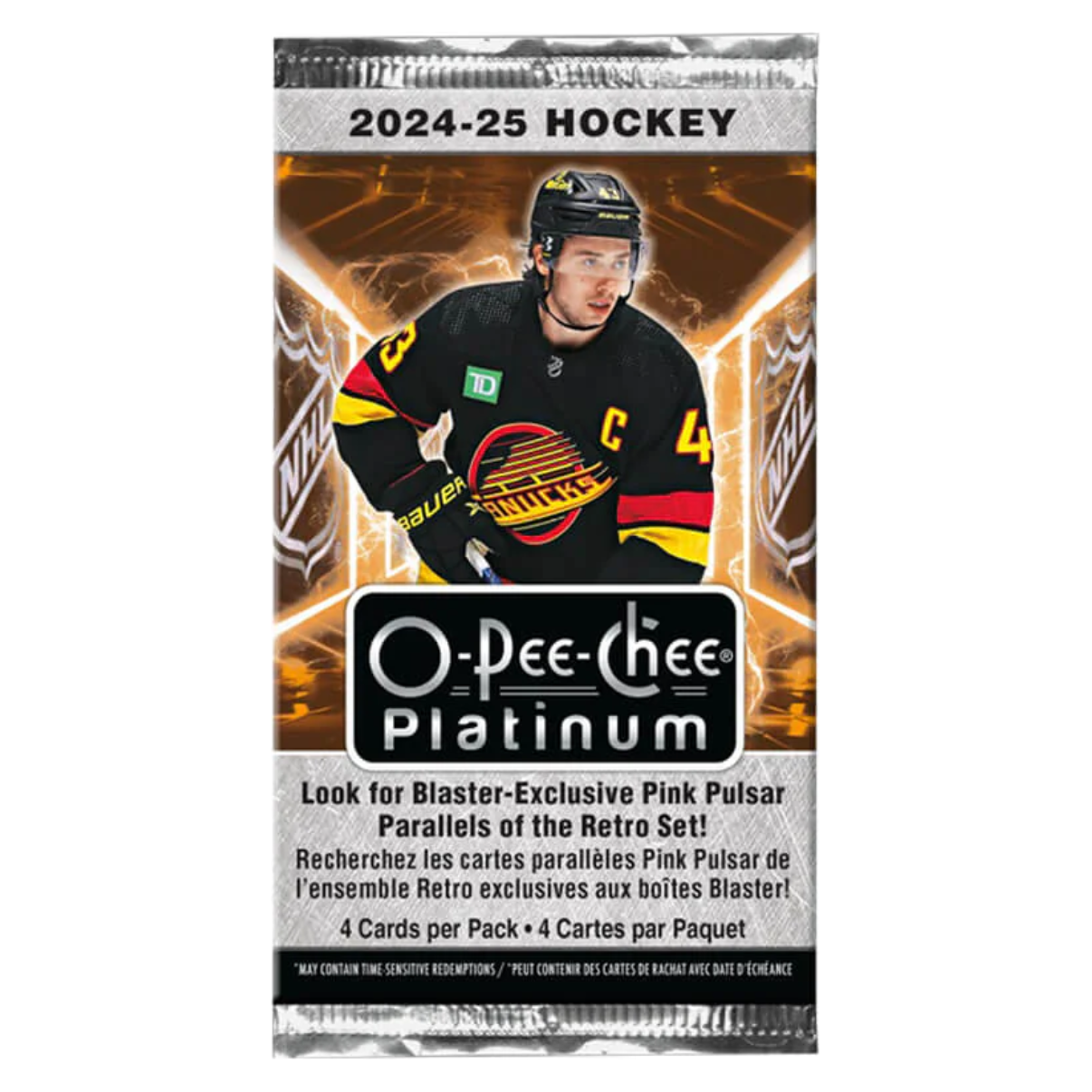 2024-25 Upper Deck O-Pee-Chee Platinum NHL Hockey Retail Pack
