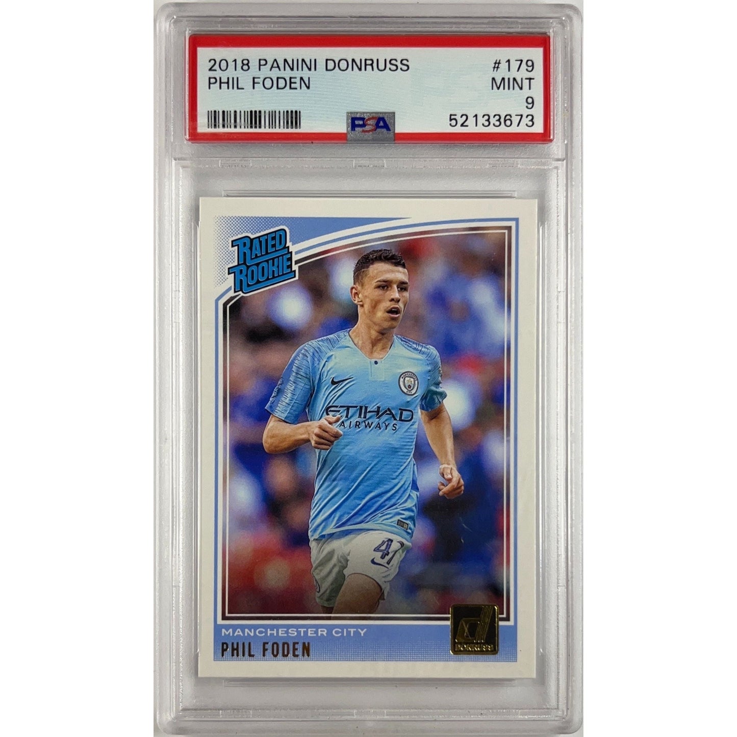 2018-19 Donruss Phil Foden Rated Rookie PSA 9 MINT | Local Legends Cards & Collectibles