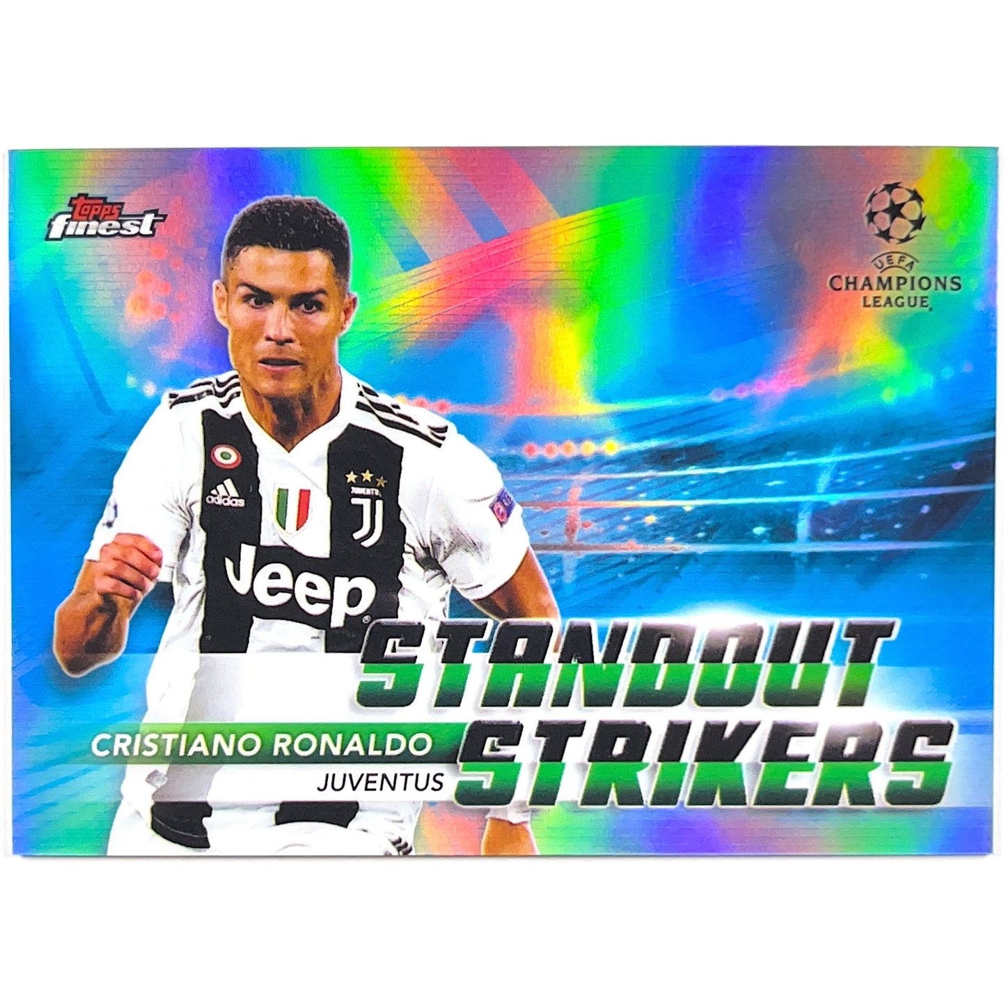 2018-19 Topps Finest Cristiano Ronaldo Standout Strikers Refractor | Local Legends Cards & Collectibles