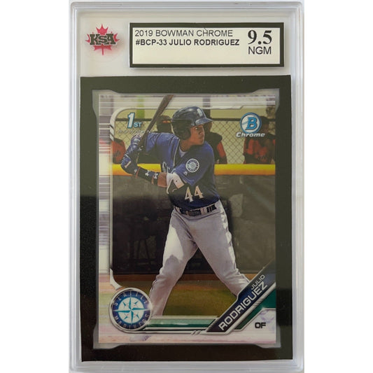 2019 Bowman Chrome Julio Rodriguez Bowman 1st RC KSA 9.5 NGM | Local Legends Cards & Collectibles