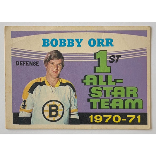1971-72 O-Pee-Chee Bobby Orr AS #251 | Local Legends Cards & Collectibles