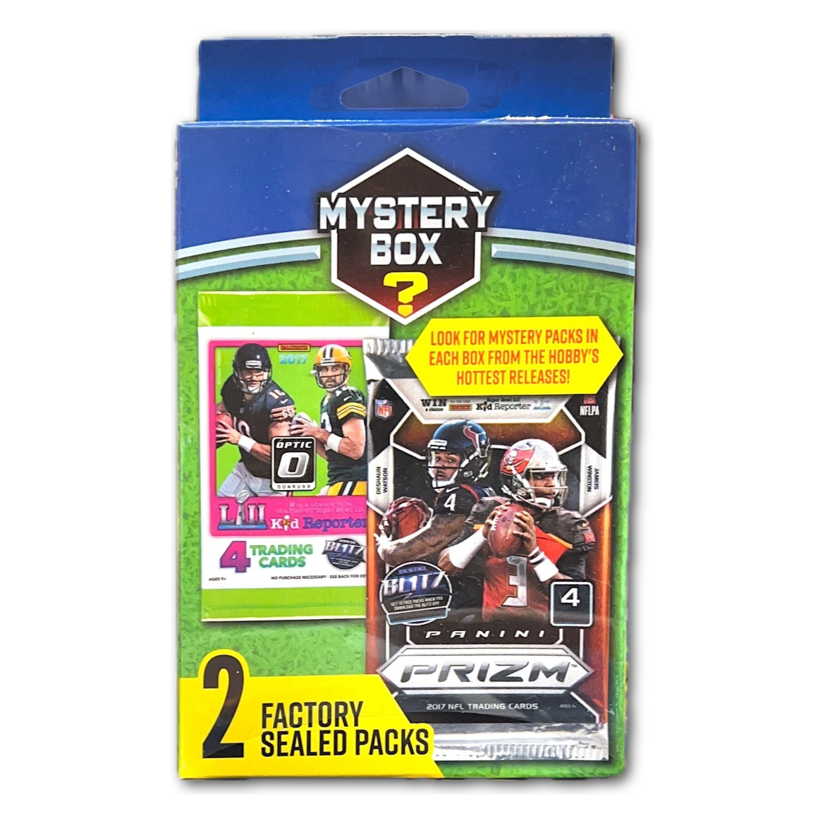 MJ Holdings Mystery NFL Football Booster Pack Hanger Box