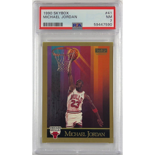 1990-91 Skybox Michael Jordan PSA 7 NM | Local Legends Cards & Collectibles