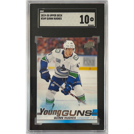 2019-20 Series 1 Quinn Hughes Young Guns SGC 10 GEM MINT | Local Legends Cards & Collectibles