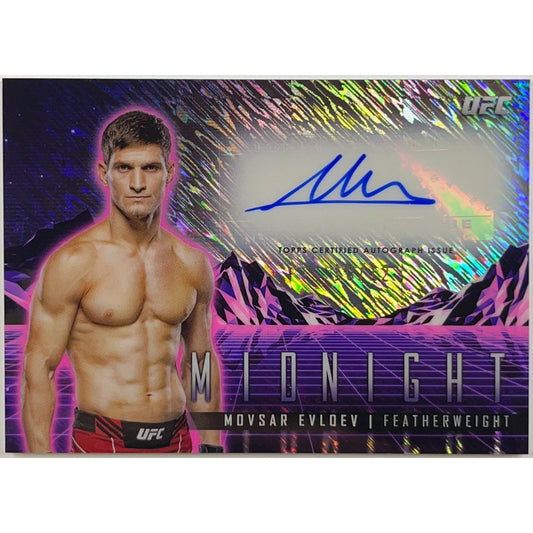2024 Topps Midnight Movsar Evloev Horizon Signatures /12 | Local Legends Cards & Collectibles