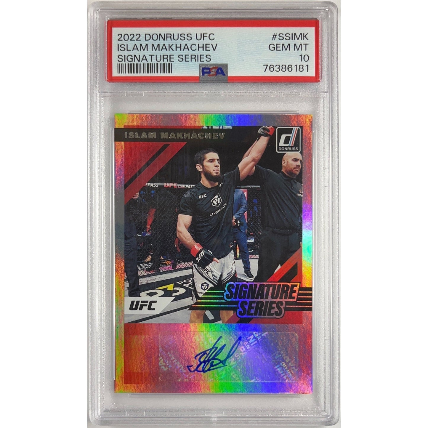 2022 Donruss Islam Makhachev Signature Series PSA 10 GEM MINT | Local Legends Cards & Collectibles