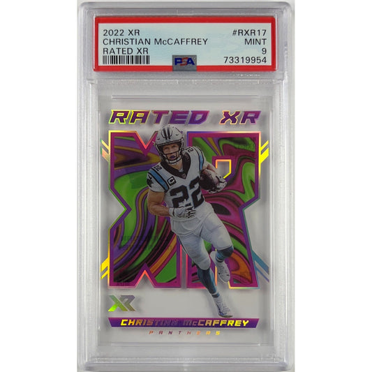 2022 XR Christian McCaffrey Rated XR PSA 9 MINT | Local Legends Cards & Collectibles