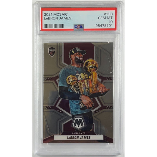 2021-22 Mosaic LeBron James PSA 10 GEM MINT | Local Legends Cards & Collectibles