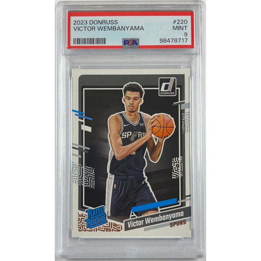 2023-24 Donruss Victor Wembanyama Rated Rookie PSA 9 MINT | Local Legends Cards & Collectibles