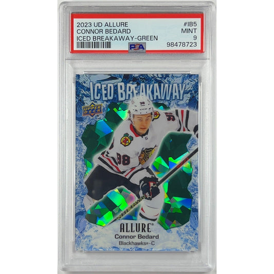 2023-24 Allure Connor Bedard Iced Breakaway /249 PSA 9 MINT | Local Legends Cards & Collectibles