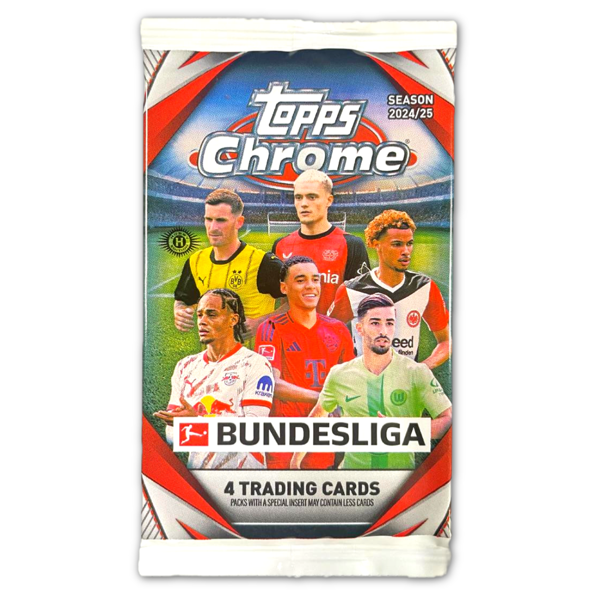 2024-25 Topps Chrome Bundesliga Soccer Hobby Pack