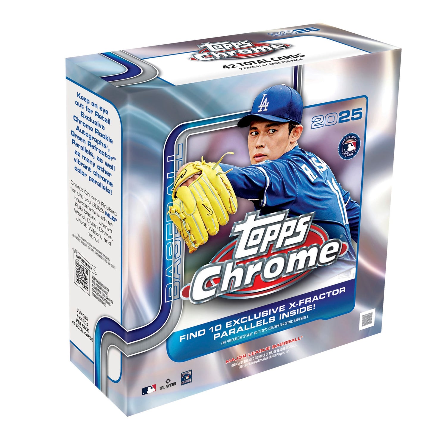 2025 Topps Chrome MLB Baseball Mega Box