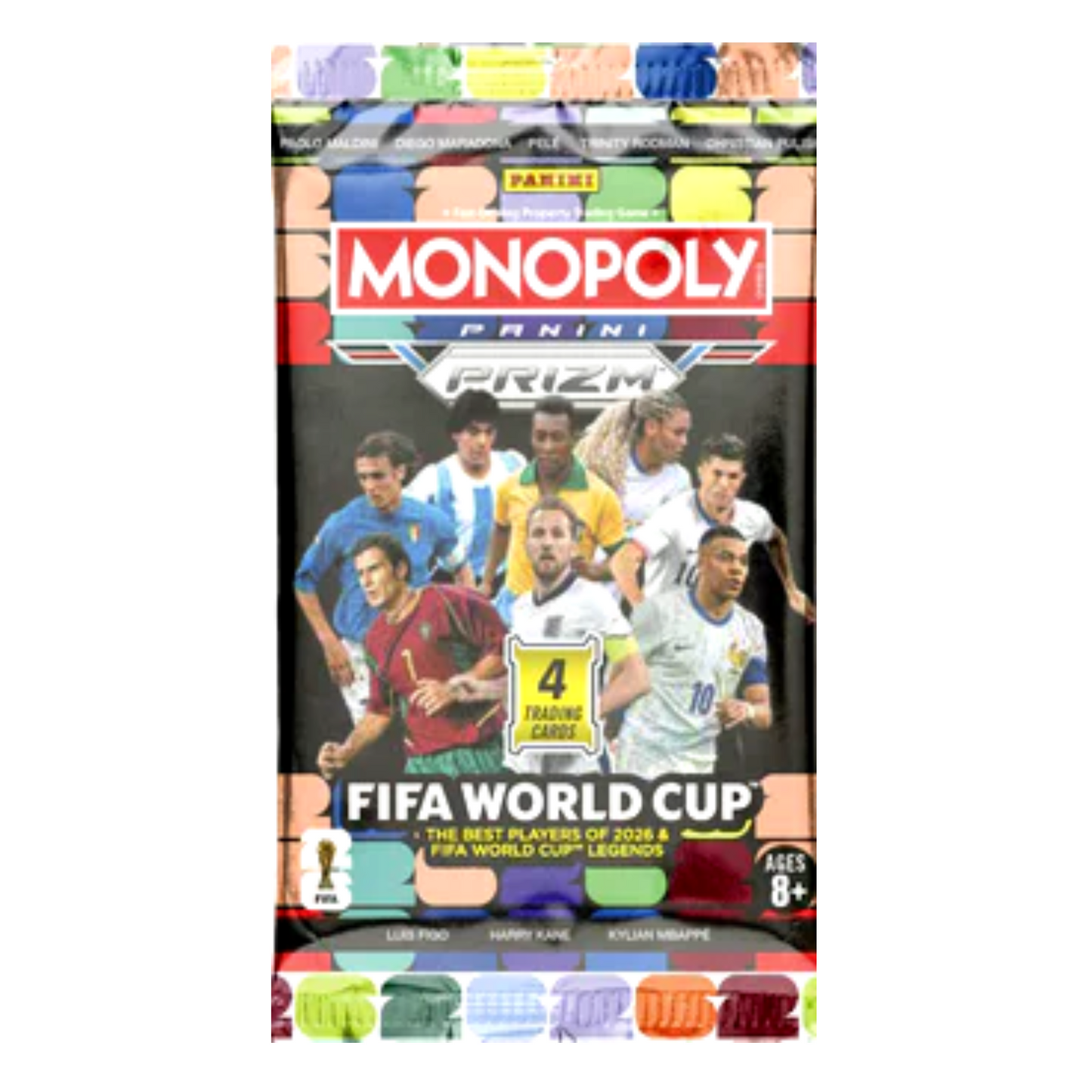 2026 Panini Prizm Monopoly FIFA World Cup Soccer Retail Pack | Local Legends Cards & Collectibles
