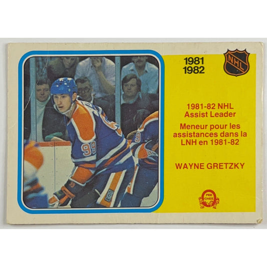1982-83 O-Pee-Chee Wayne Gretzky NHL Assist Leader #240 | Local Legends Cards & Collectibles