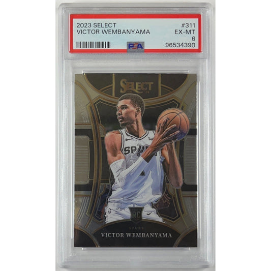 2023-24 Select Victor Wembanyama RC PSA 6 EX-MT | Local Legends Cards & Collectibles
