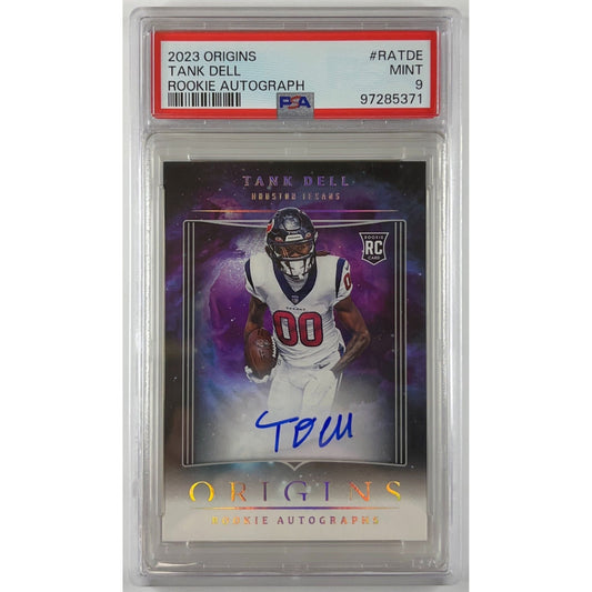 2022 Origins Tank Dell Rookie Autographs PSA 9 MINT | Local Legends Cards & Collectibles