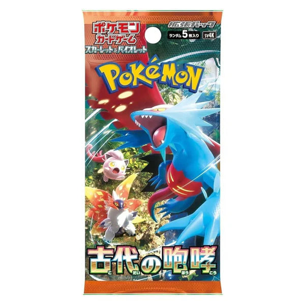 Pokémon Japanese Ancient Roar Booster Pack (Paradox Rift) | Local Legends Cards & Collectibles