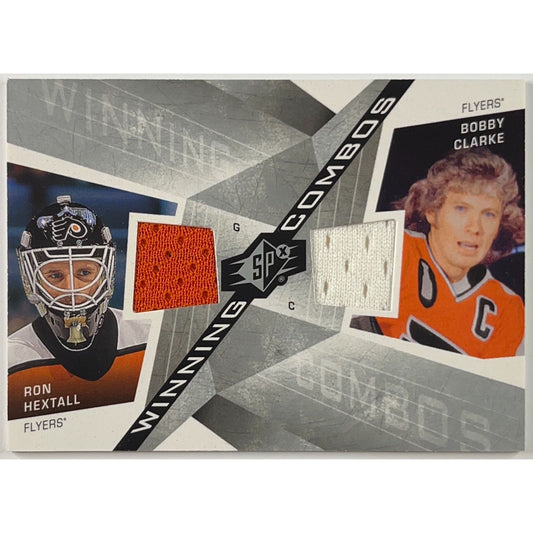 2008-09 SPX Ron Hextall / Bobby Clarke Winning Combos | Local Legends Cards & Collectibles