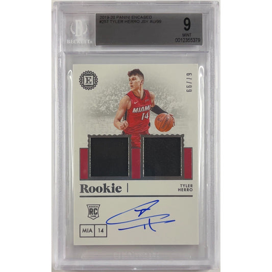 2019-20 Panini Encased Tyler Herro Rookie Patch Auto /99 | Local Legends Cards & Collectibles