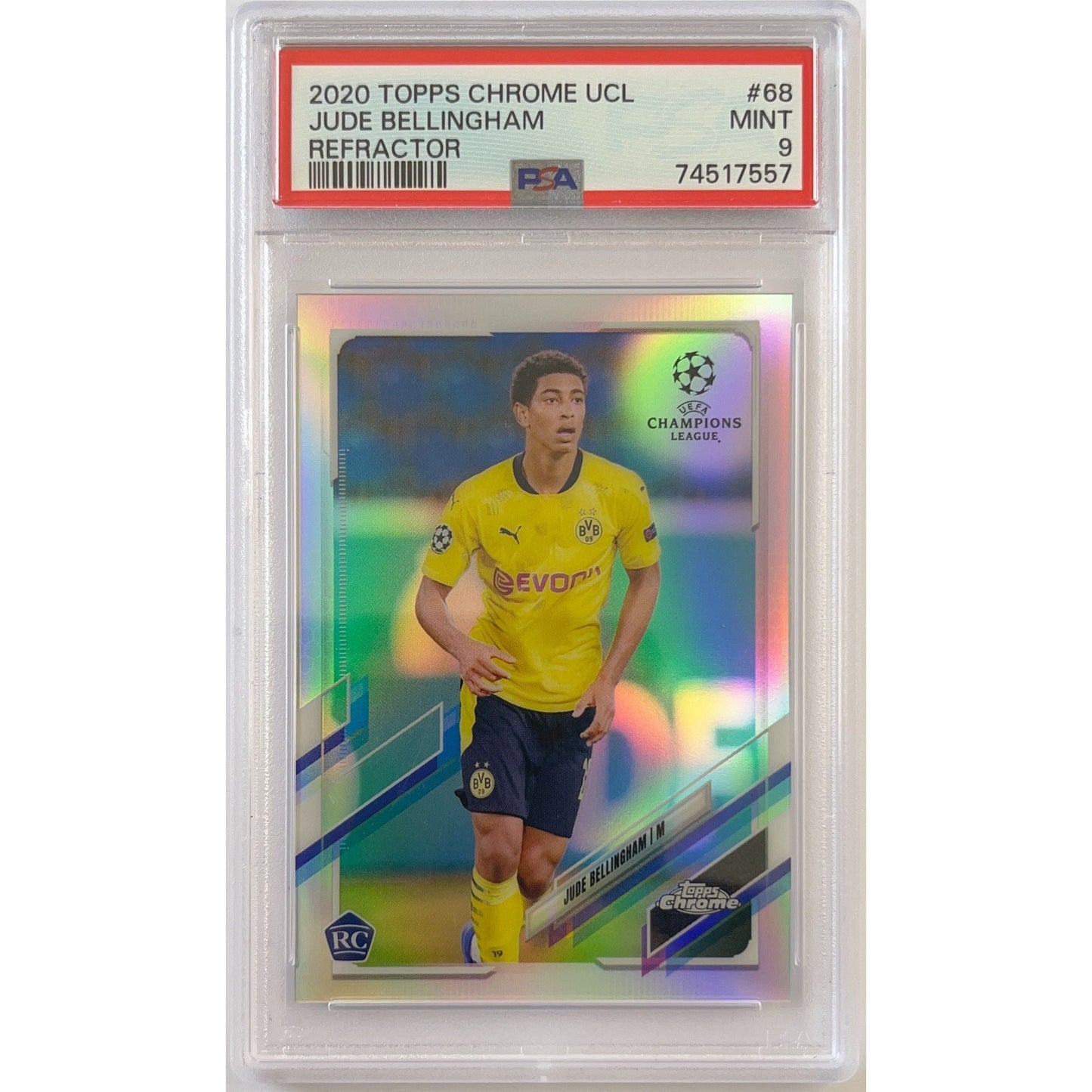 2020 Topps Chrome Jude Bellingham RC Refractor | Local Legends Cards & Collectibles