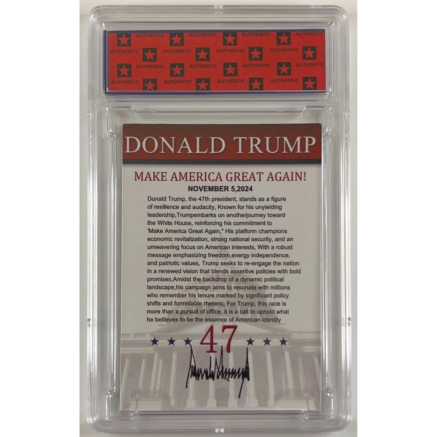 Donald Trump The 2024 Revenge Tour TRUMP 10 | Local Legends Cards & Collectibles