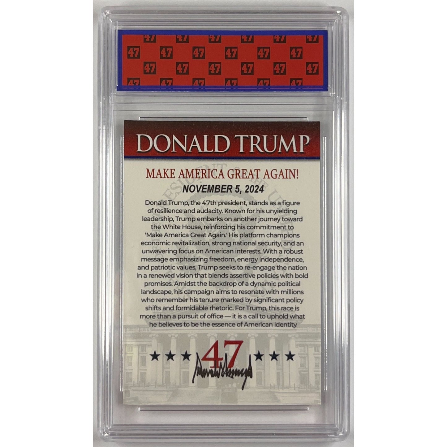 Donald Trump “Ak47th” Holo TRUMP 10 | Local Legends Cards & Collectibles