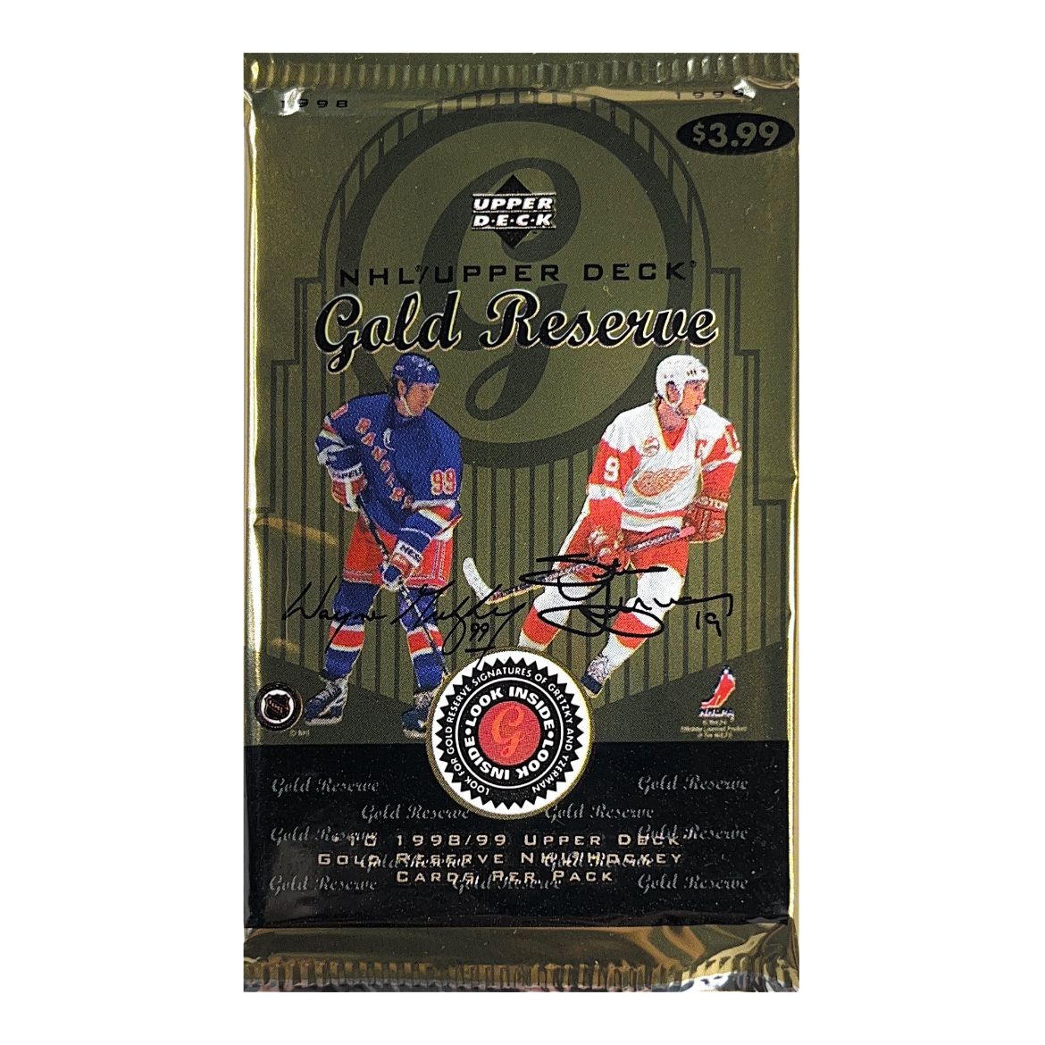 1998-99 Upper Deck Gold Reserve First Series NHL Hockey Hobby Pack | Local Legends Cards & Collectibles