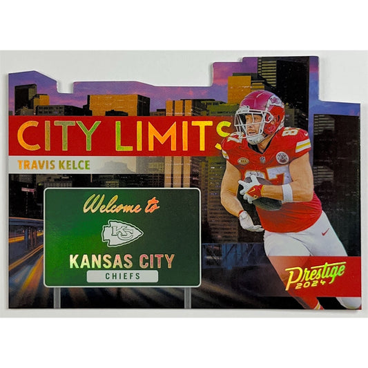 2024 Prestige Travis Kelce City Limits SSP | Local Legends Cards & Collectibles