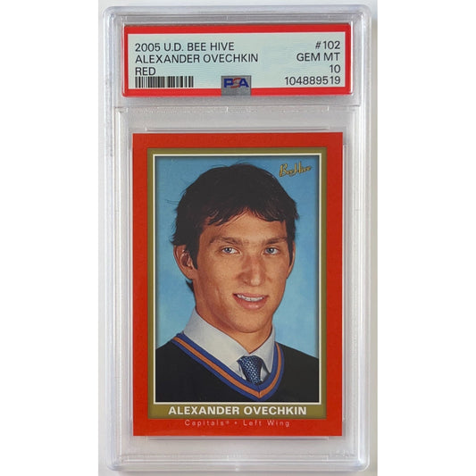 2005-06 Bee Hive Alexander Ovechkin Red Border RC PSA 10 GEM MINT | Local Legends Cards & Collectibles