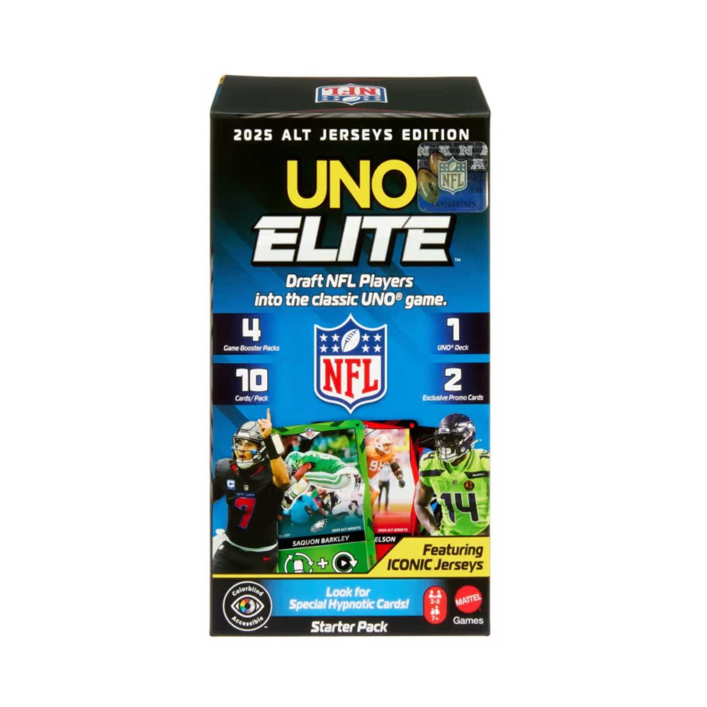 2025 Alt Jerseys NFL Football Edition UNO Elite Box | Local Legends Cards & Collectibles