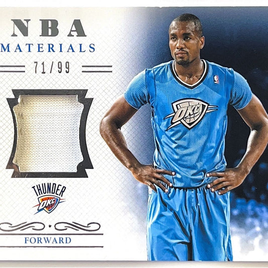 2013-14 National Treasures Serge Ibaka NBA Materials /99 | Local Legends Cards & Collectibles