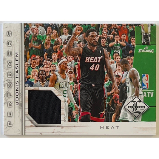 2012-13 Panini Limited Udonis Haslem Performers Game Worn Patch /199 | Local Legends Cards & Collectibles