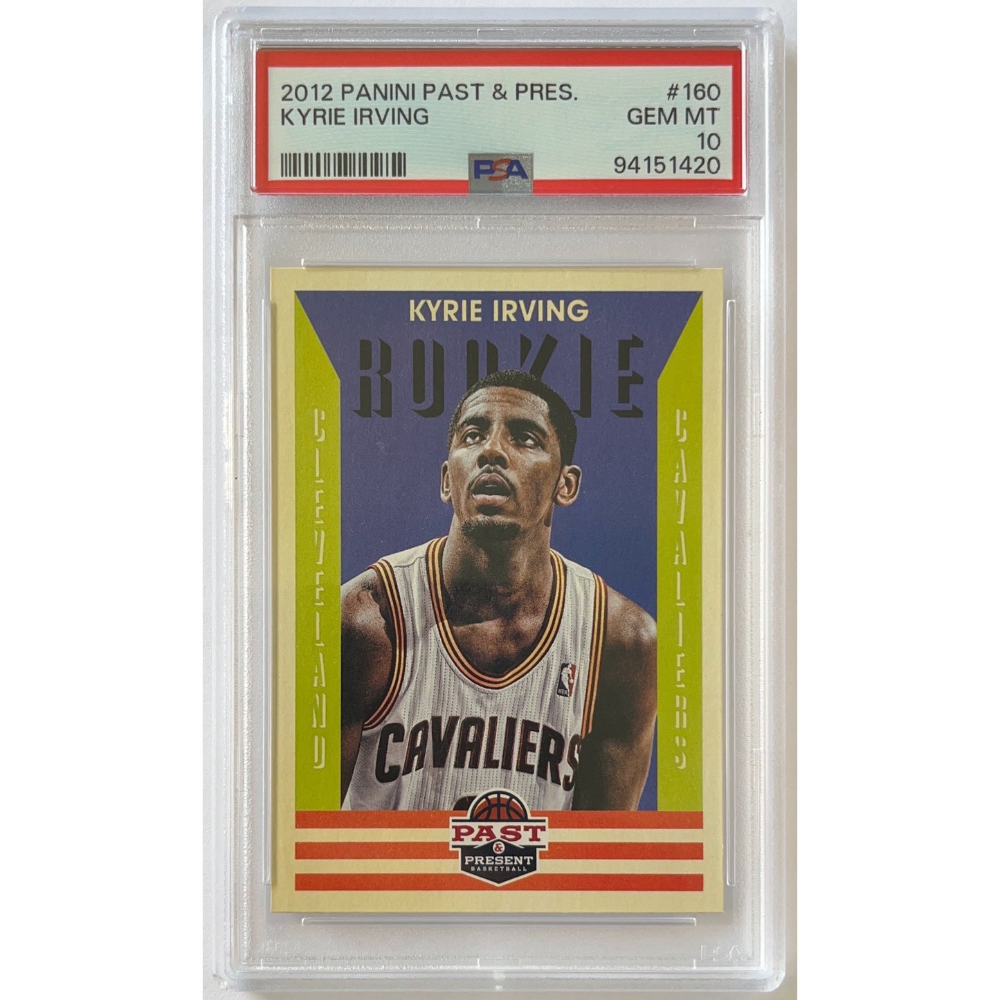 2012-13 Past & Present Kyrie Irving Rookie Card PSA 10 GEM MINT