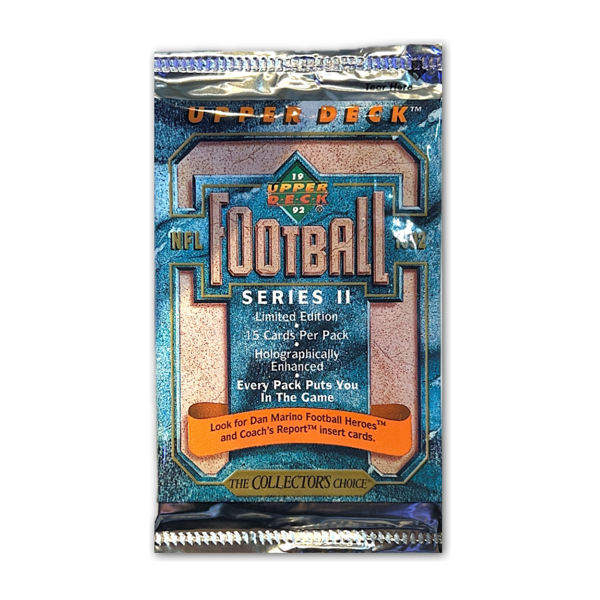 1992 Upper Deck Series 2 NFL Football Hobby Pack | Local Legends Cards & Collectibles