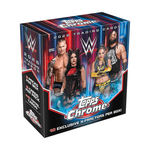 2026 Topps Chrome WWE Wrestling Mega Box