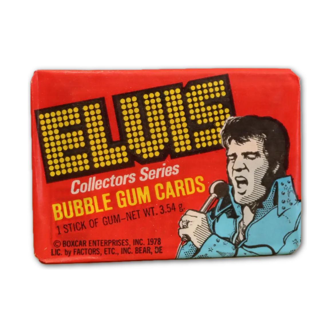 1978 Boxcar Enterprises Donruss ELVIS Collector Series Wax Pack | Local Legends Cards & Collectibles