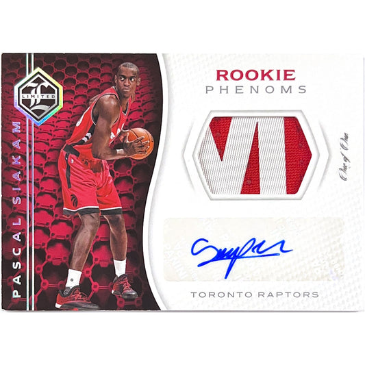 2016-17 Panini Limited Pascal “Spicy P” Siakam Rookie Phenoms Patch Auto 1/1 | Local Legends Cards & Collectibles