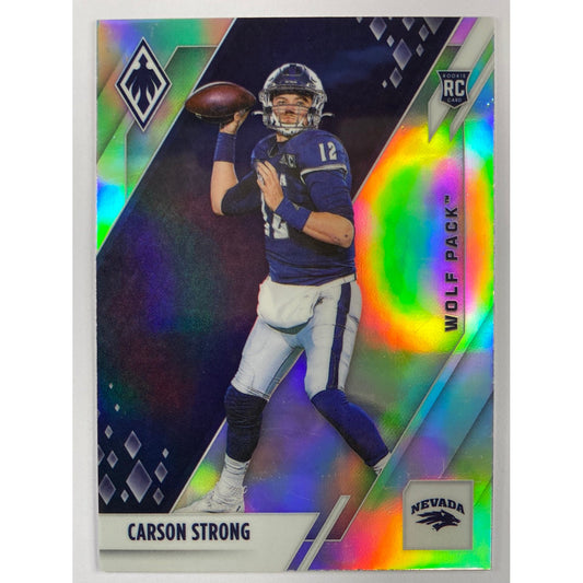 2022 Phoenix Draft Picks Carson Strong Silver Holo Prizm RC