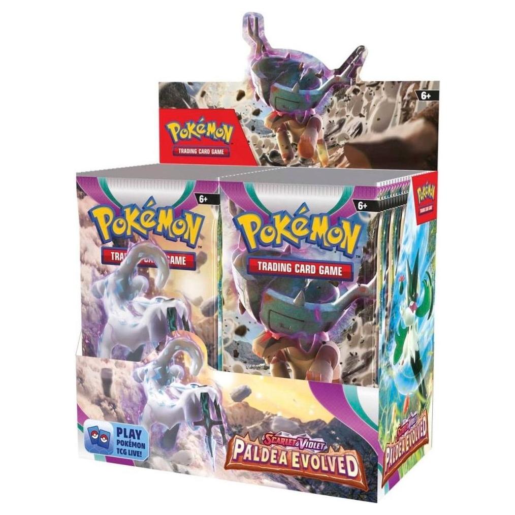 Pokémon Scarlet & Violet Paldea Evolved Booster Box | Local Legends Cards & Collectibles