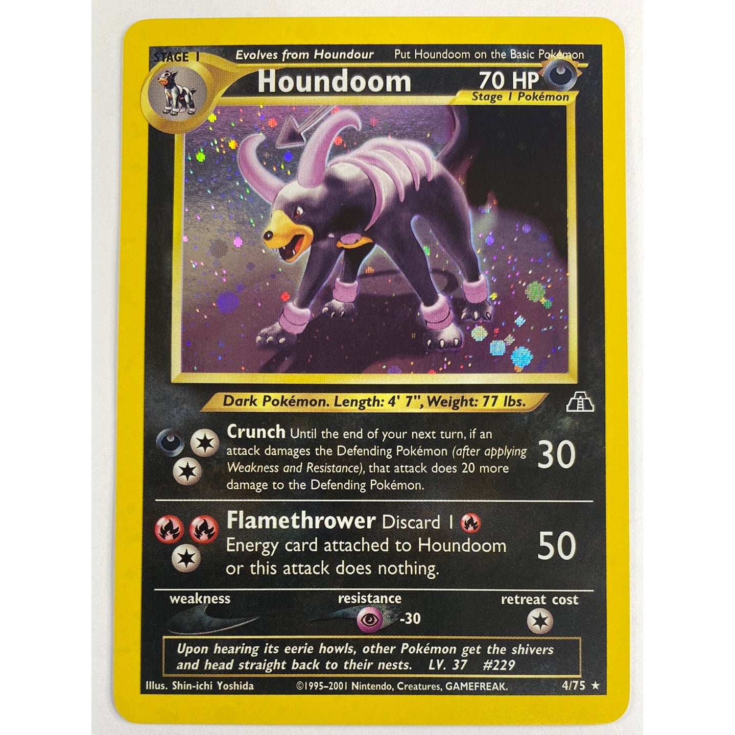 Houndoom Holo Rare 4/75