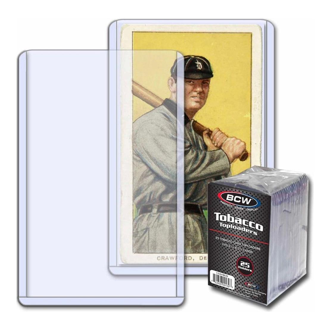 BCW Tobacco Card Semi Rigid Toploaders | Local Legends Cards & Collectibles