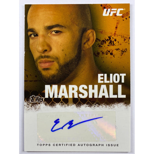 2010 Topps Eliot Marshall Auto