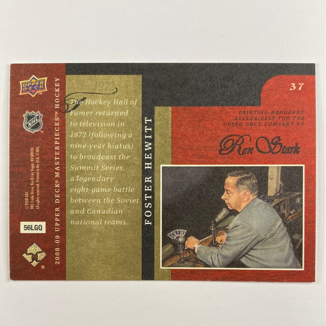 2008-09 Upper Deck Foster Hewitt Canvas | Local Legends Cards & Collectibles