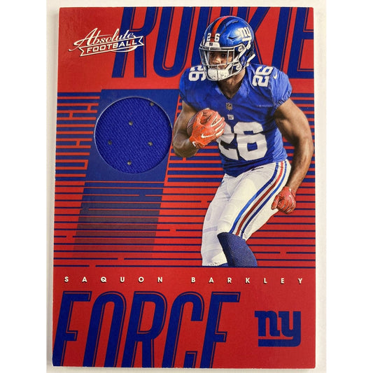 2018 Absolute Saquon Barkley Rookie Force Patch